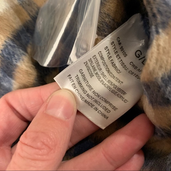 Charlie b collections reversible fall plaid button up coat - Picture 9 of 9